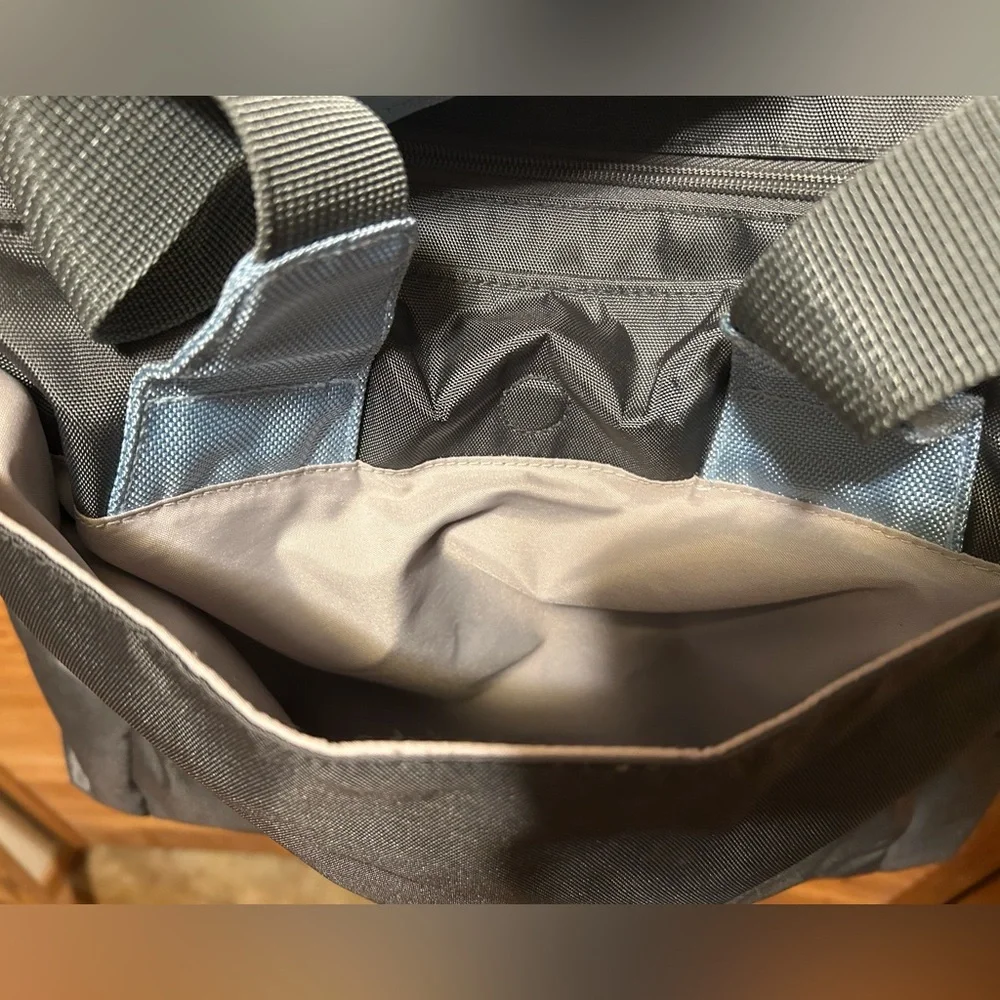 Skip Hop Black and Gray Diaper Bag